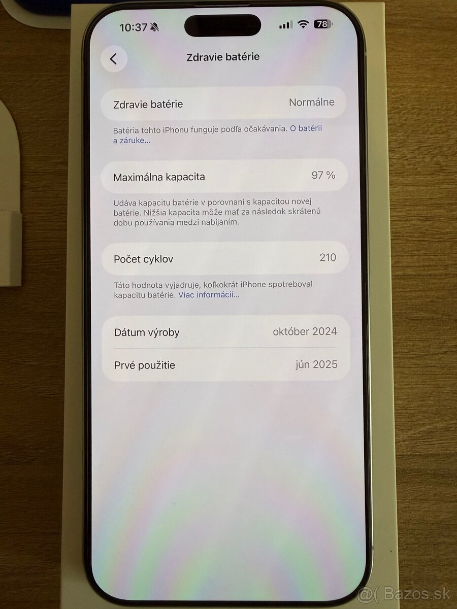 iPhone 16 Pro Max 512gb v záruke do 2027 - 11
