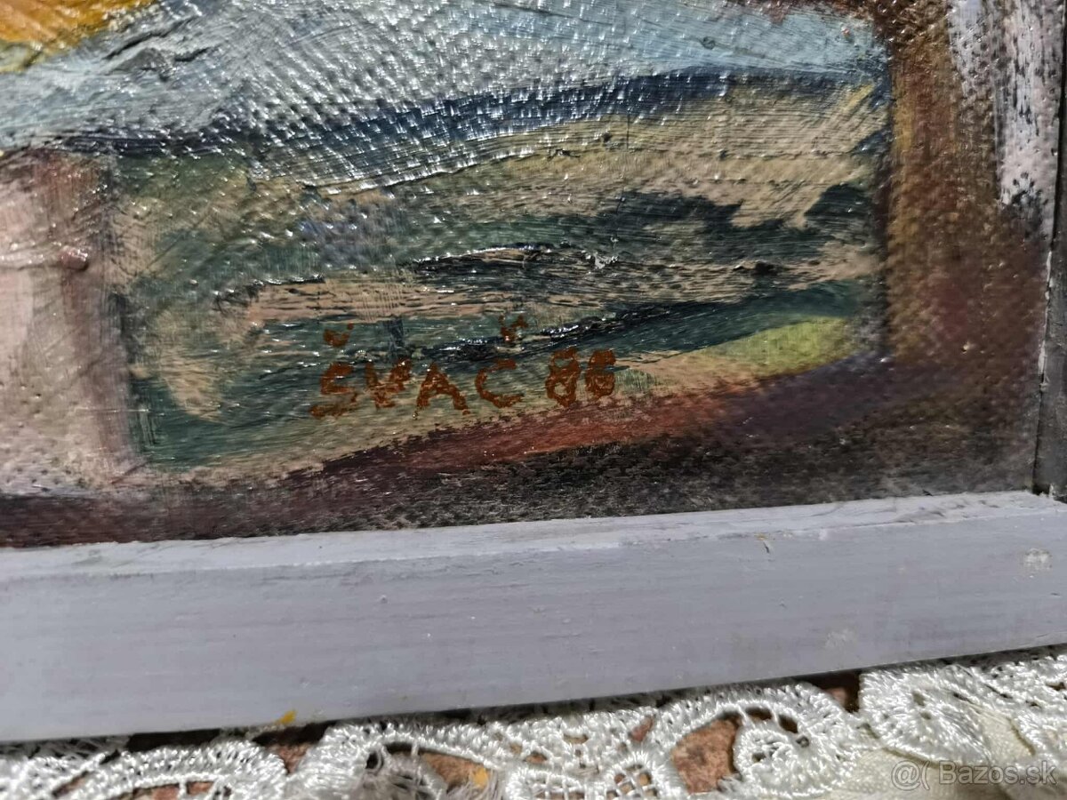 Jozef Švač - 3 x olejomaľba - 11