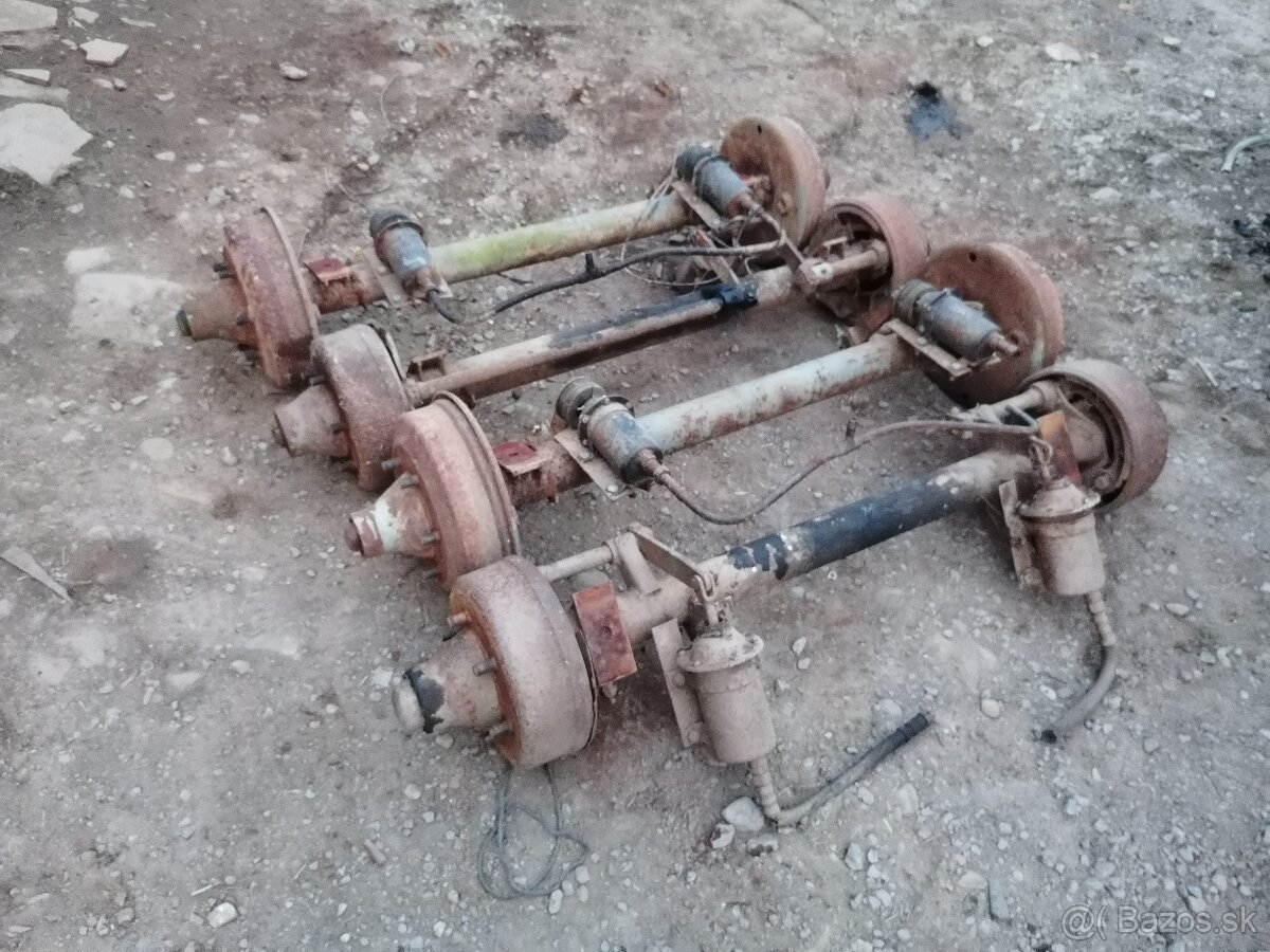 Predám listové perá na 7t vlečku, kotvenie strmene cukpanty - 11