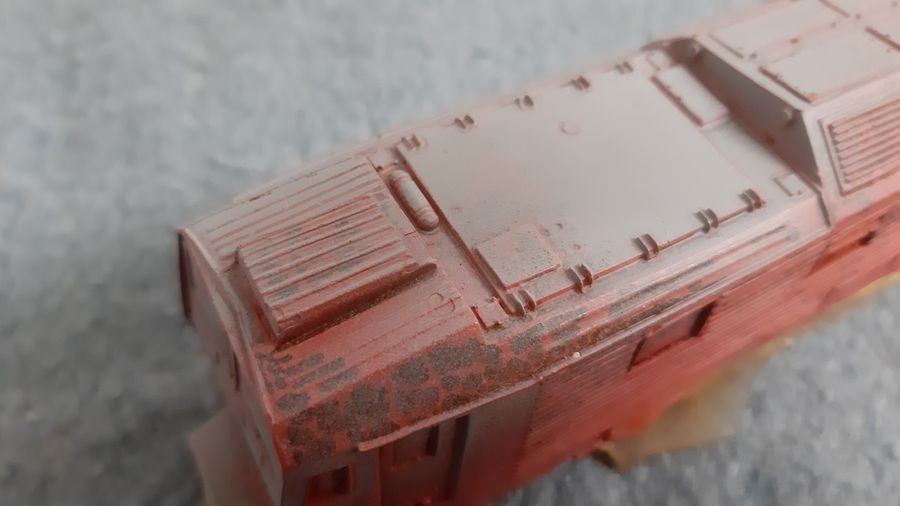 Vláčiky - odliatok skrine S499.2 (263) v mierke H0 - 11