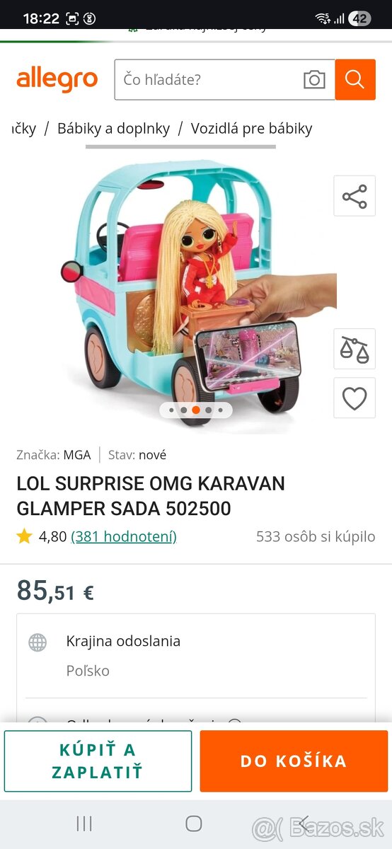 LOL Bábika Camping Karavan Auto - 11