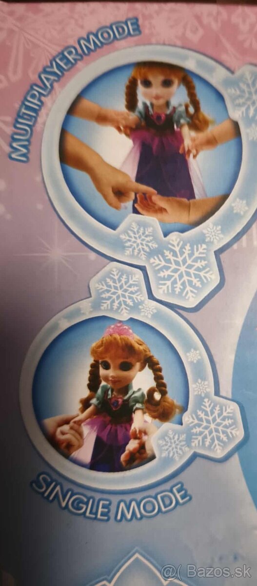 Bábika Anna a Elsa vysoká 36 cm spieva a svieti - 11