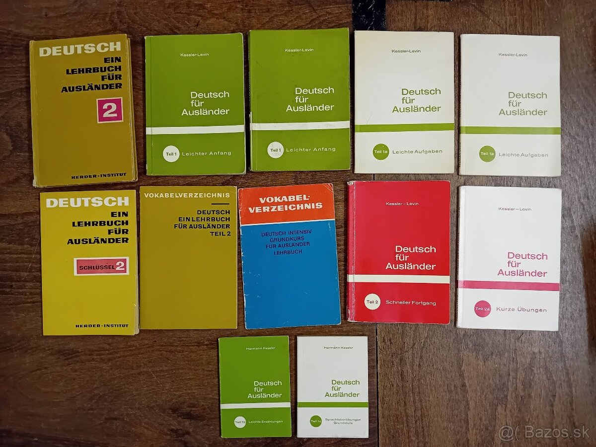 Učebnice angličtiny a nemčiny, slovenská gramatika, slovníky - 11