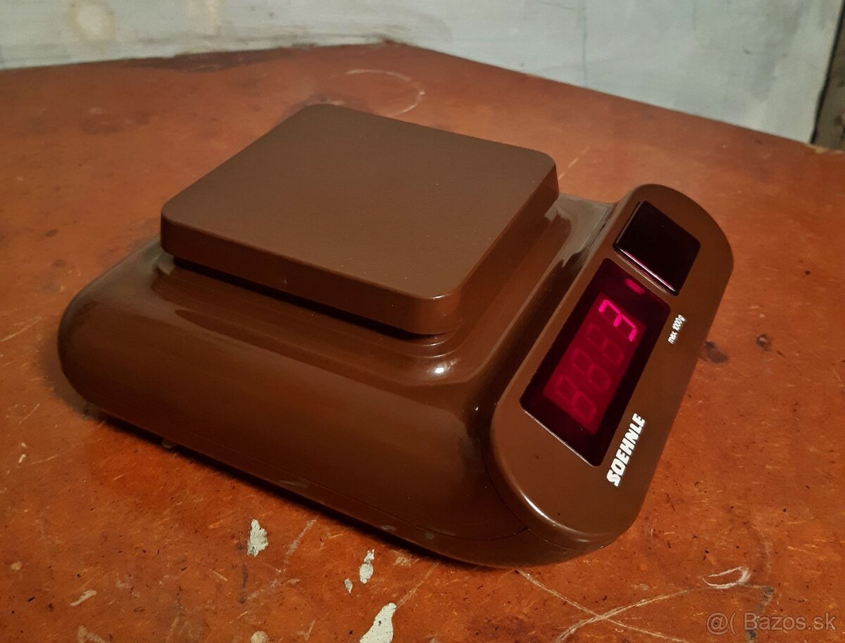 Retro digitální váha Soehnle, 70.-80. léta - 11