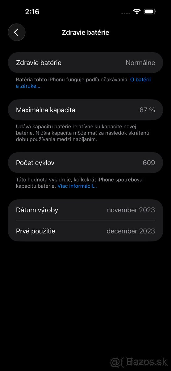 iPhone 15 Pro Max 256 GB Black Titanium - 11