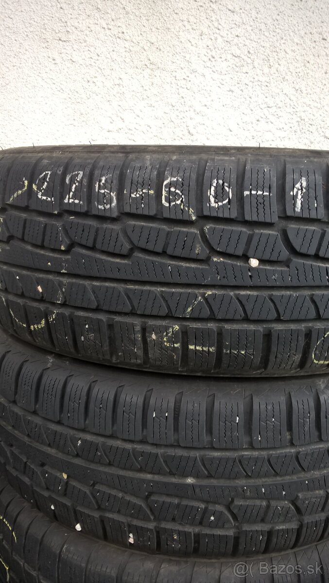 ZIMNÉ 225/60 R17 VREDESTEIN a NOKIAN cca 7 mm - UŽ OD 10€/ks - 11