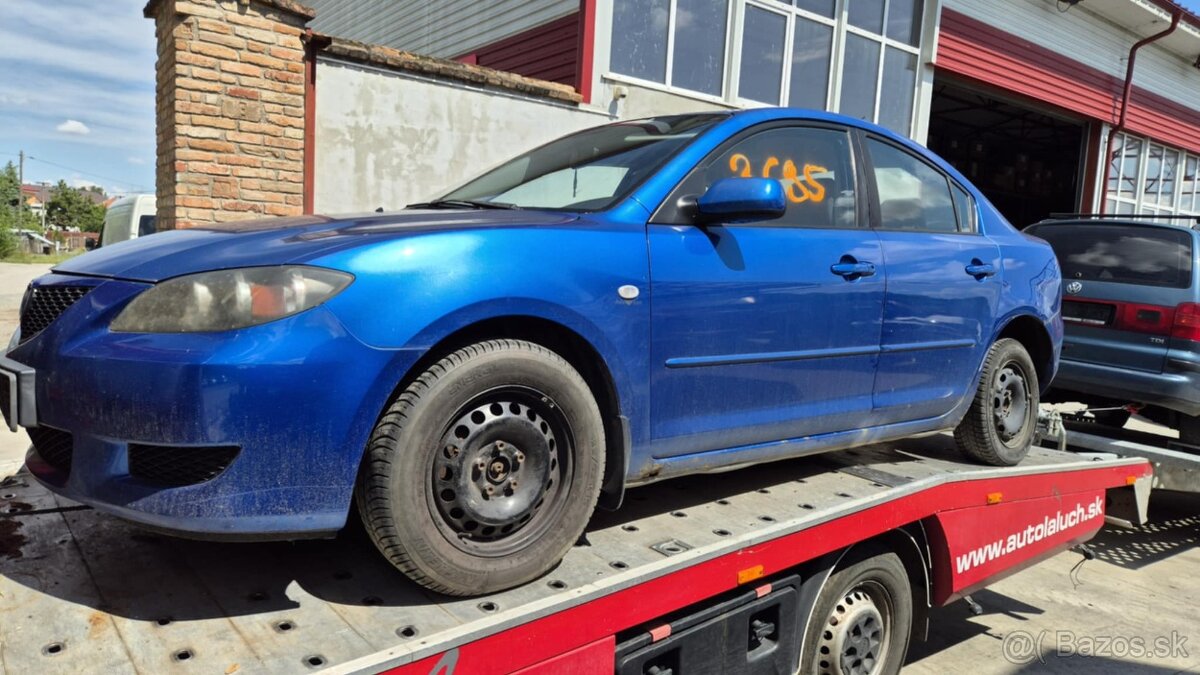 Mazda 3 1,6i 77kw kód motora: Z6 - 11