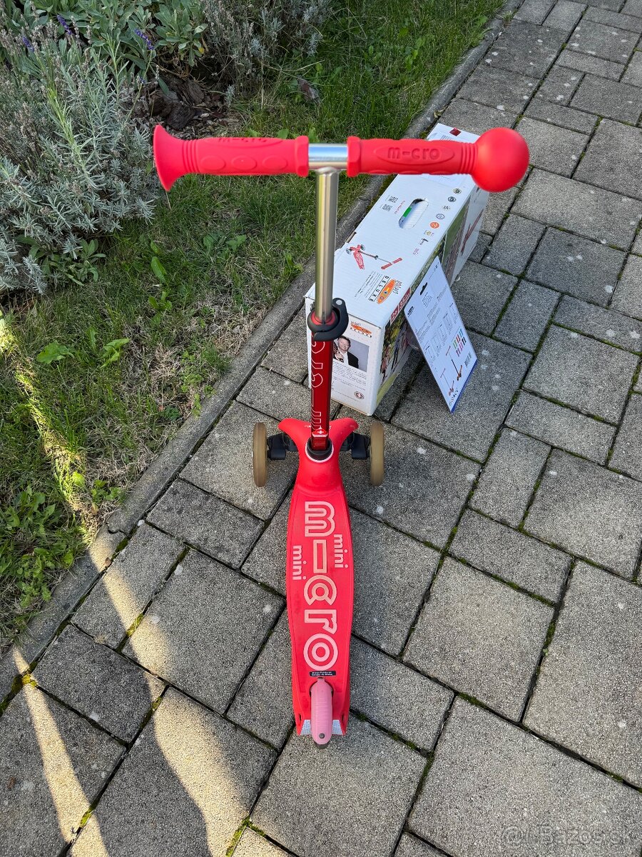 Kolobežka Mini Micro Deluxe červená, v 2r+ - 11