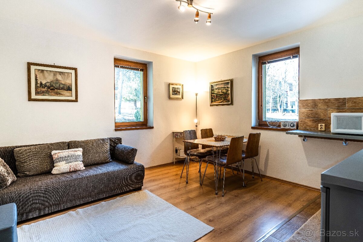 Na predaj 1-izbový byt, Tatranská Lomnica, tehla (34m2). - 11
