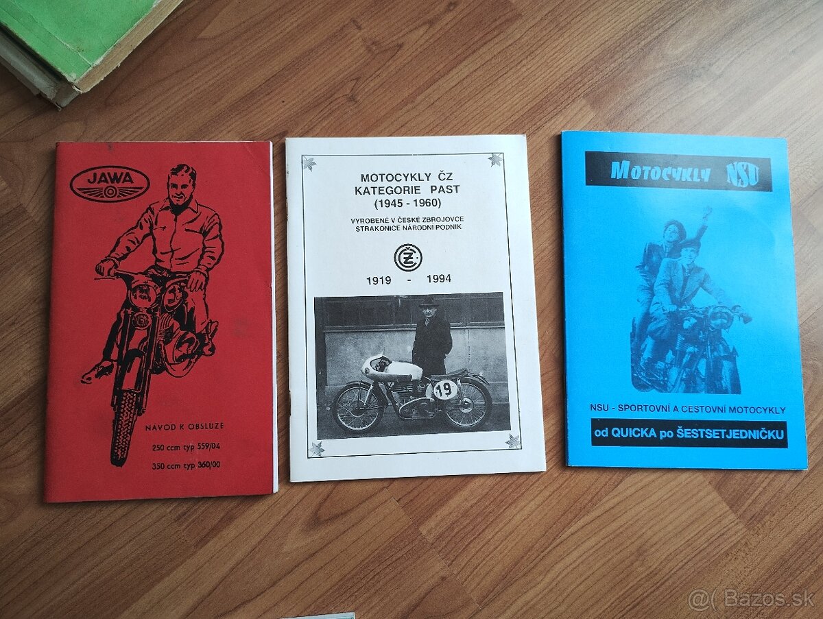 Brožúry na jawa ČZ Dneper M72, MB 750 a ŠKODA atď - 11