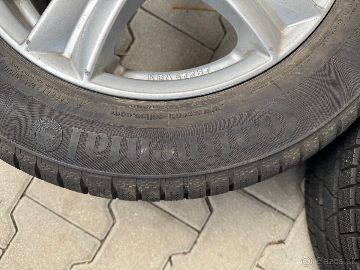 Zimná sada 5x114,3 215/60 R16 Continental - 11