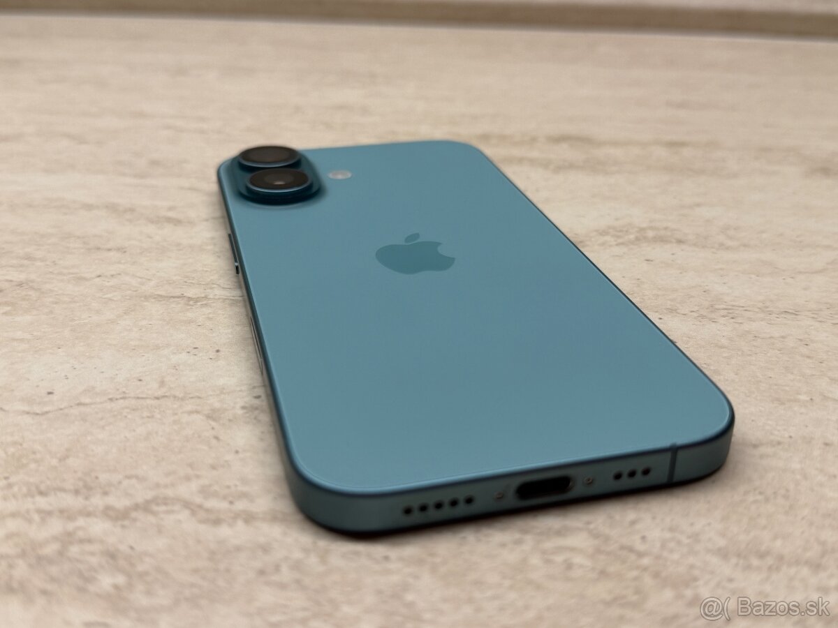 iPhone 16 128GB zelená, batéria: 97% - 11