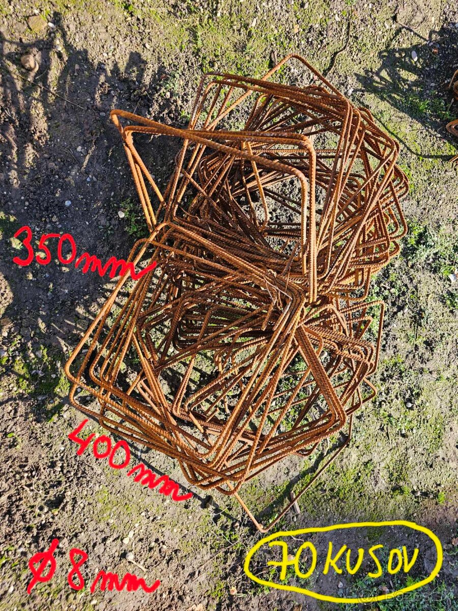 Predám betonársku oceľ-roxory a strmene - 11