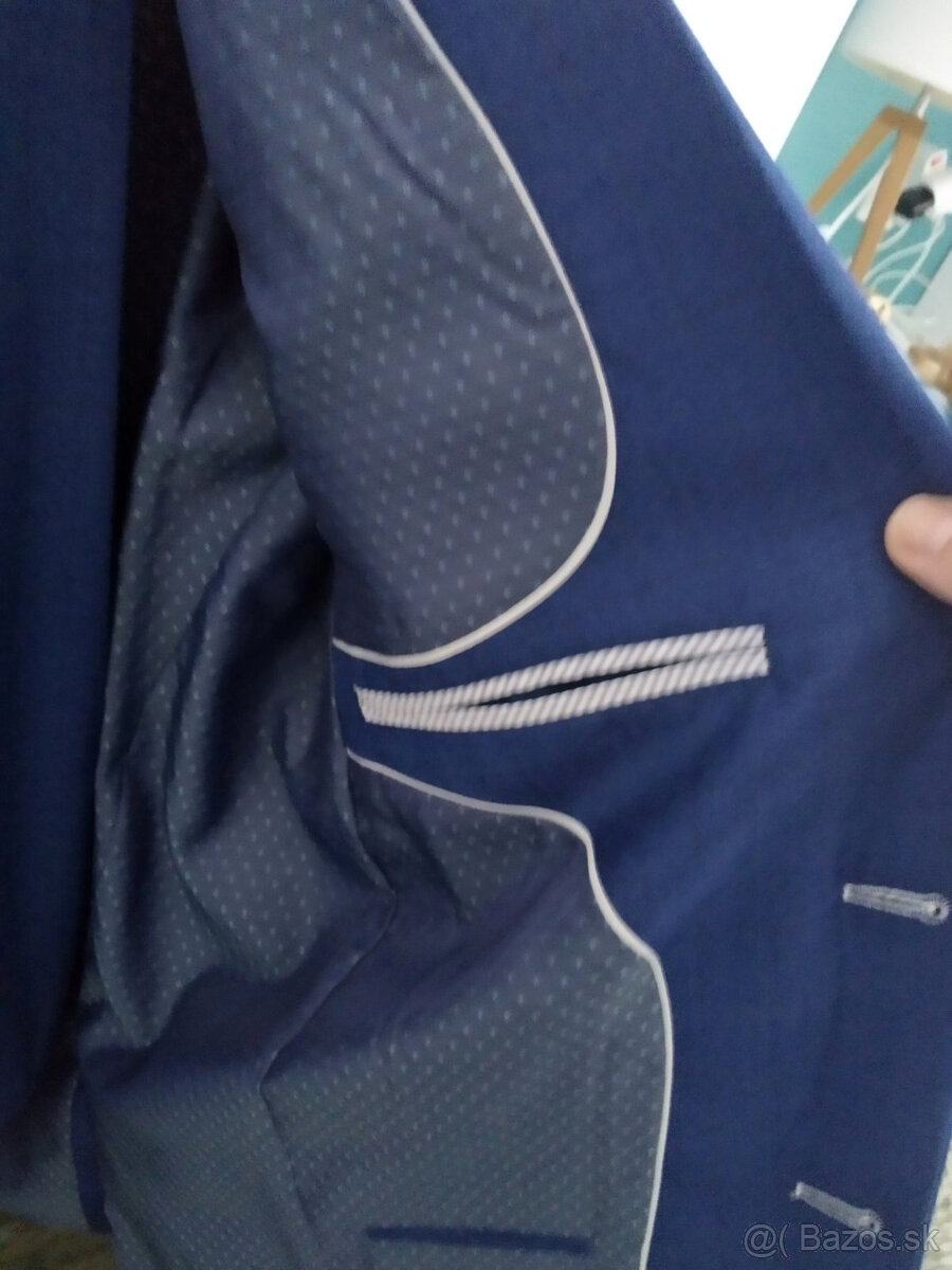 Chlapčenský oblek+košeľa+opasok na cca 13-14r - 11