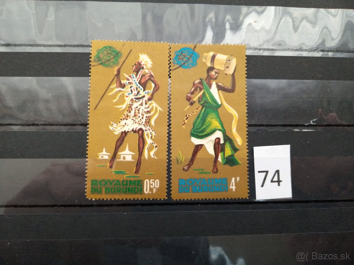 Poštové známky č.582 - AFRICKÉ ŠTÁTY III. - 20 ks sérií - 11