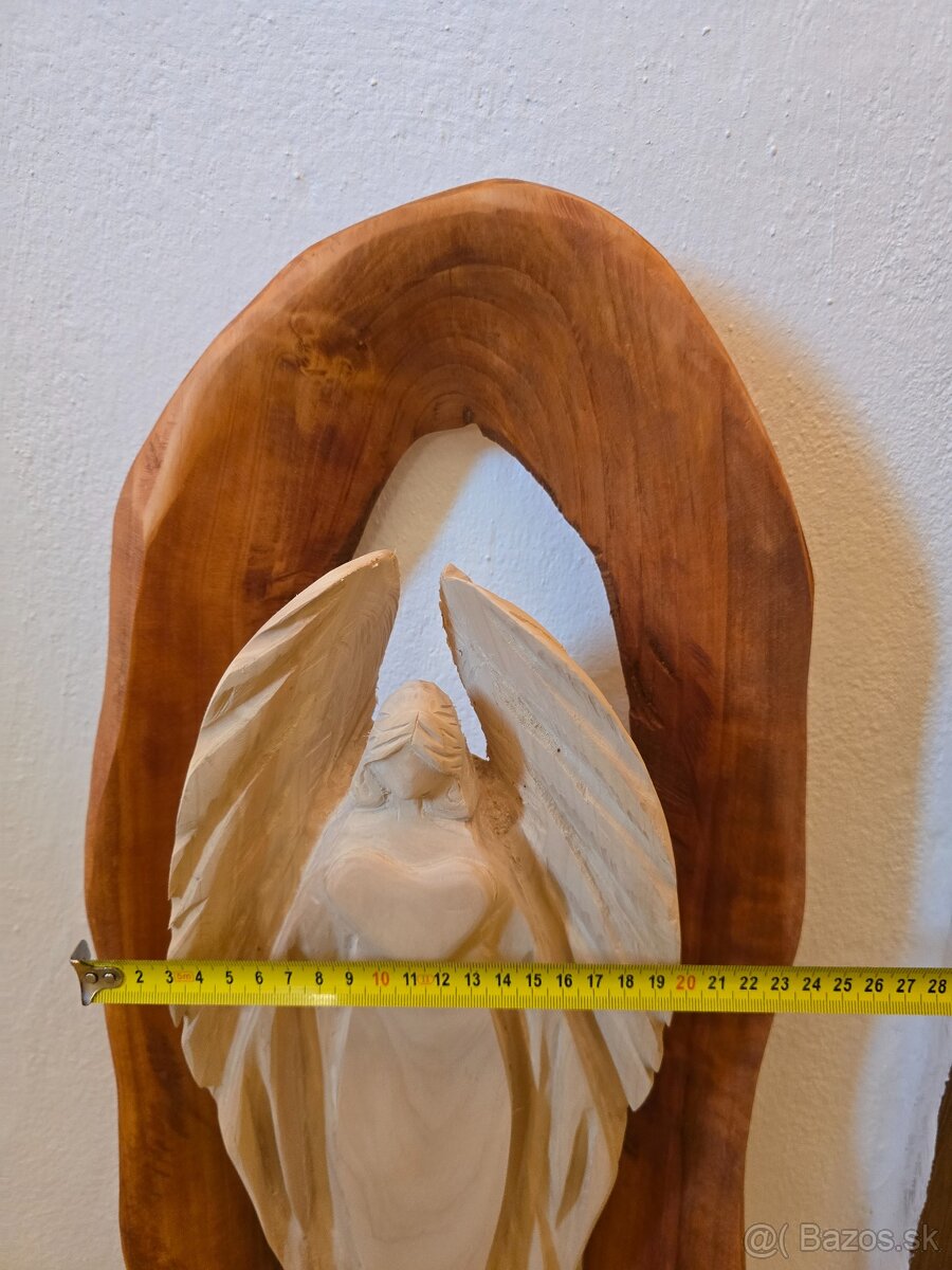Drevená socha anjela - 11