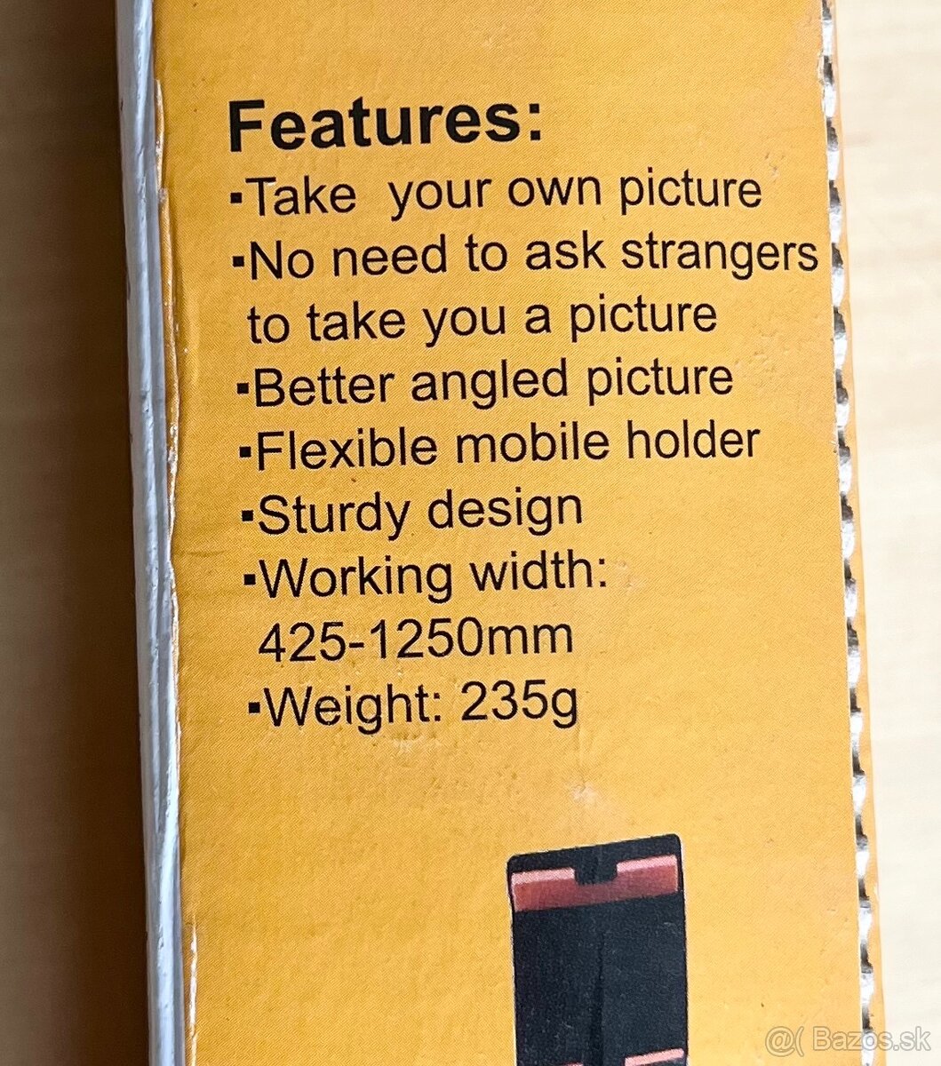 Selfie tyč YUNTENG 188 + držiak na telefón - 11