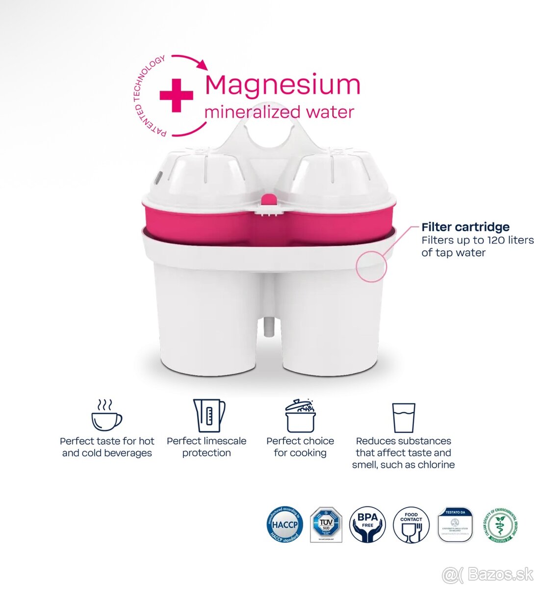 BWT VIDA filtračná kanvica biela + 3× filter - 11