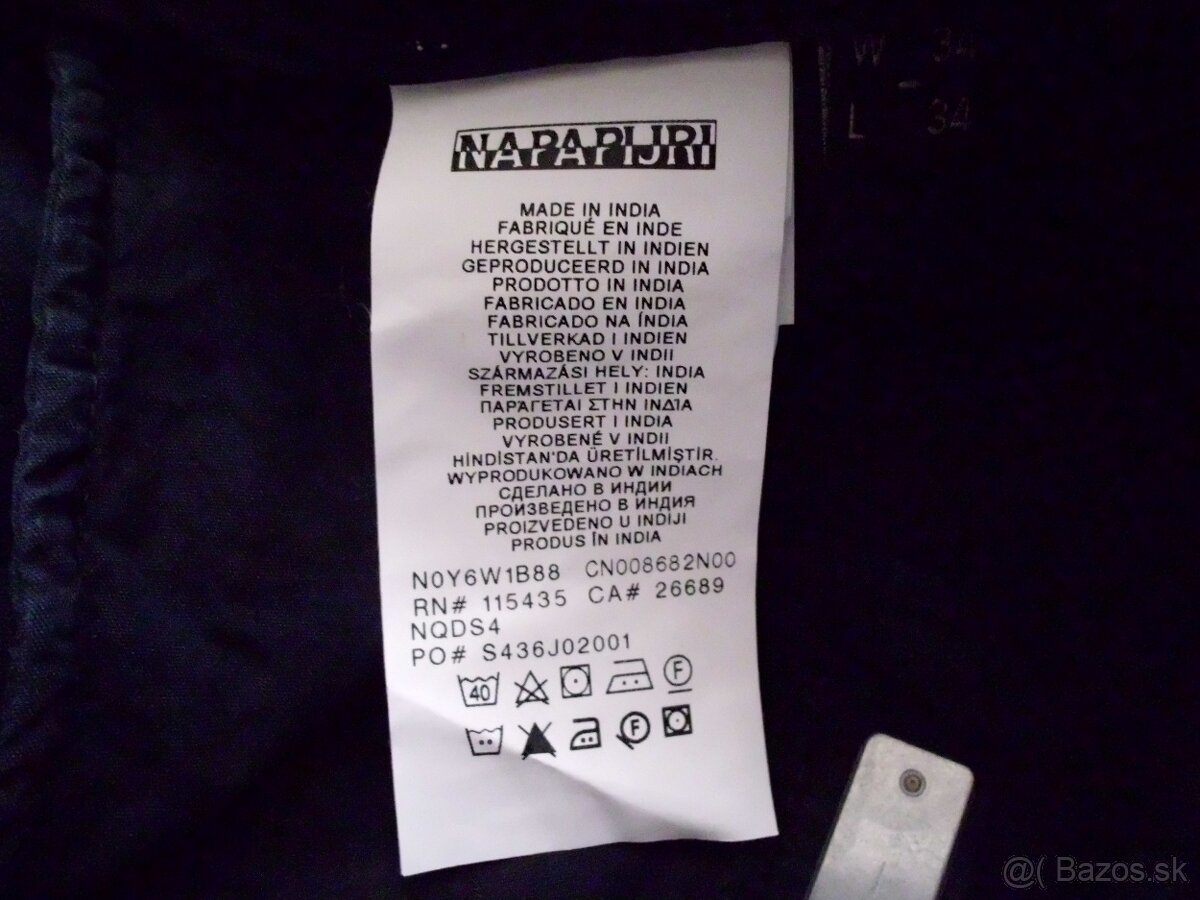 Napapijri pánske chino nohavice M 34/34 - 11