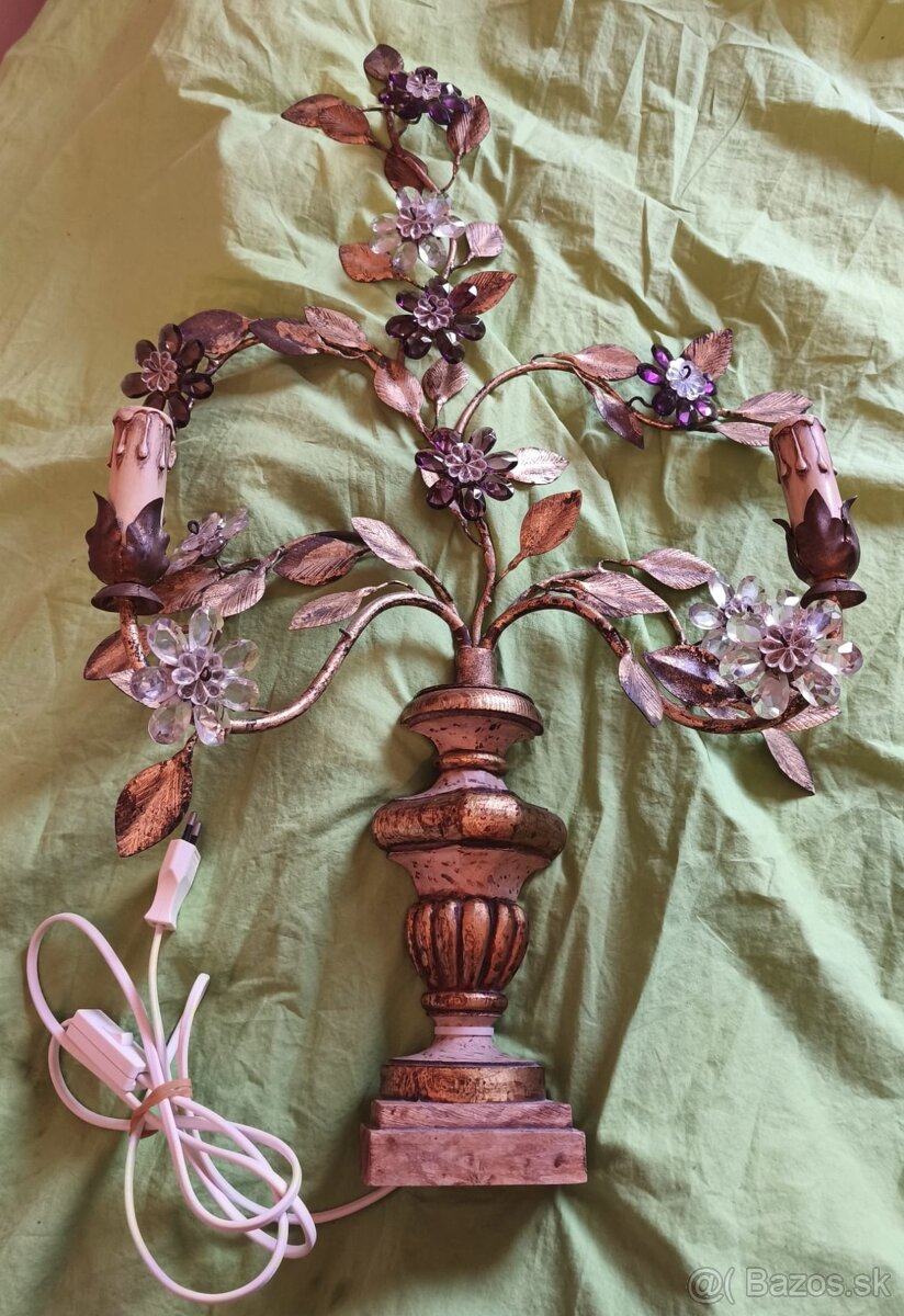 Elegantná nástenná Lampa/Svietnik - 11