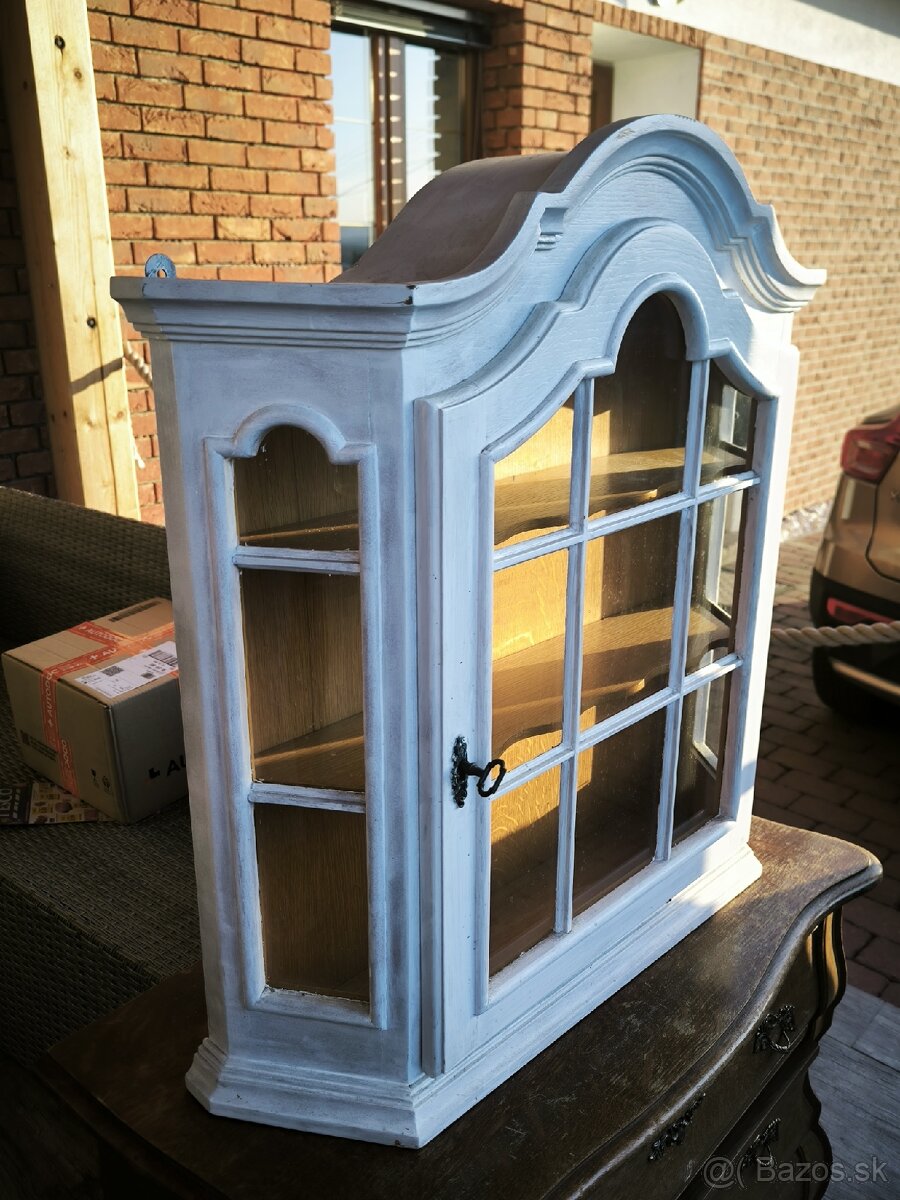 Nástenné vitríny v rustikálnom štýle – 2 ks - 11