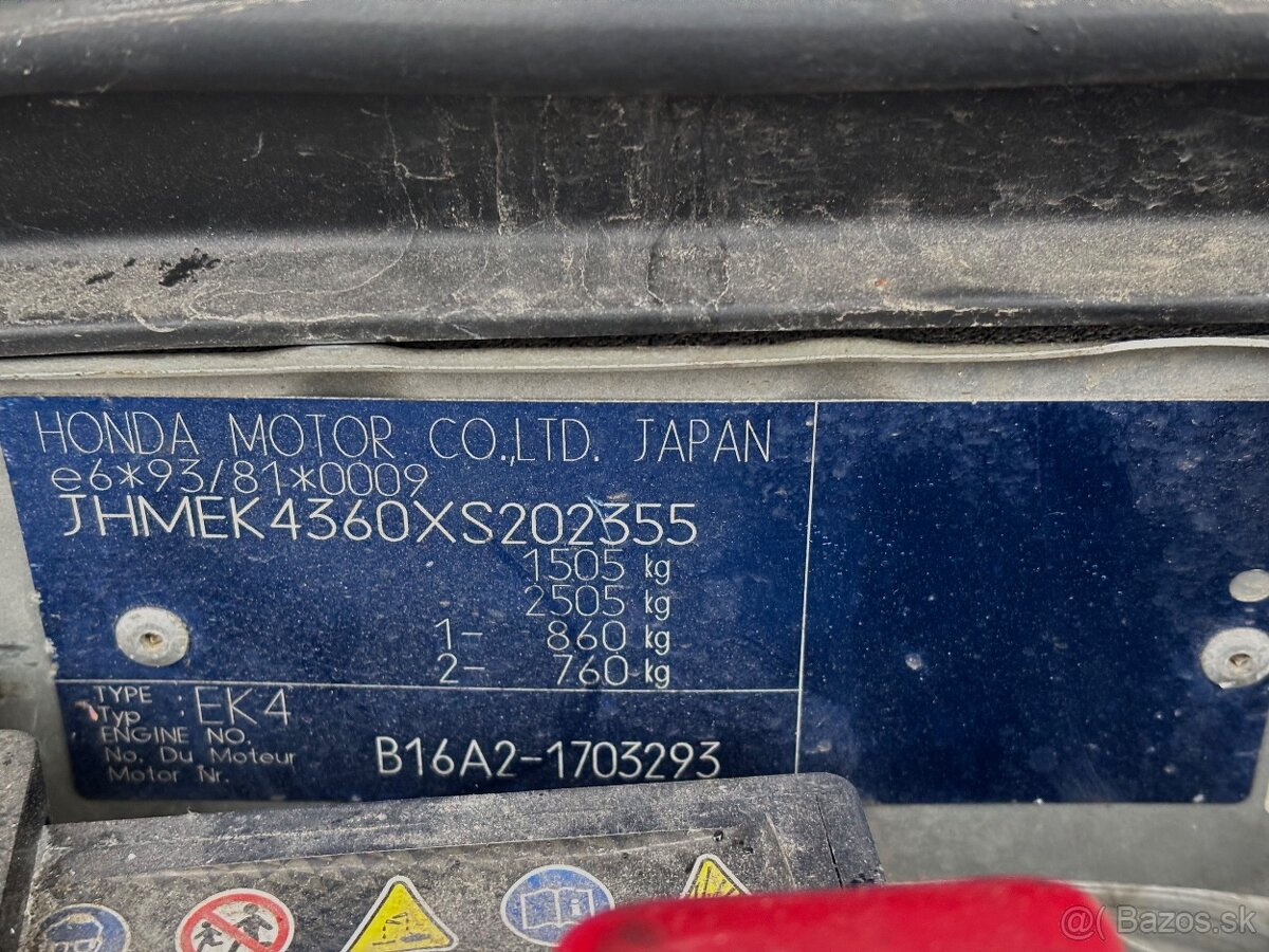 Honda Civic EK4 VTi - 11