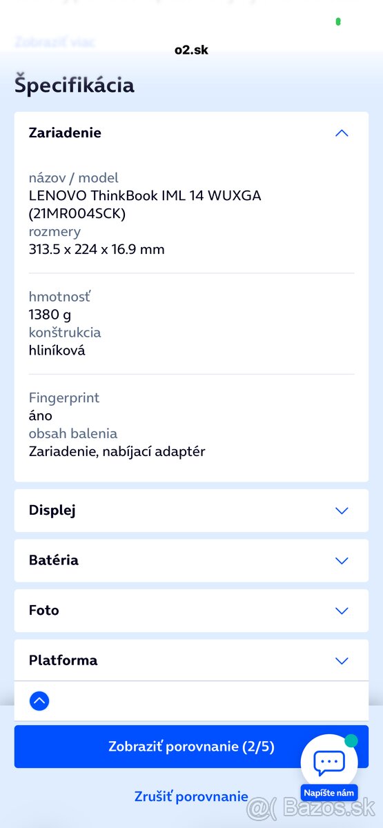 Lenovo ThinkBook IML 14” VUXGA - 11