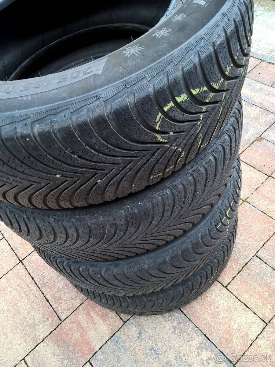 4 ks ZIMNÉ 205/65 R15 94H HANKOOK a MICHELIN - UŽ OD 25-€/ks - 11
