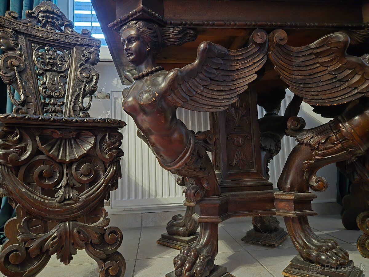 Monumentálna historická jedálenská zostava - 11