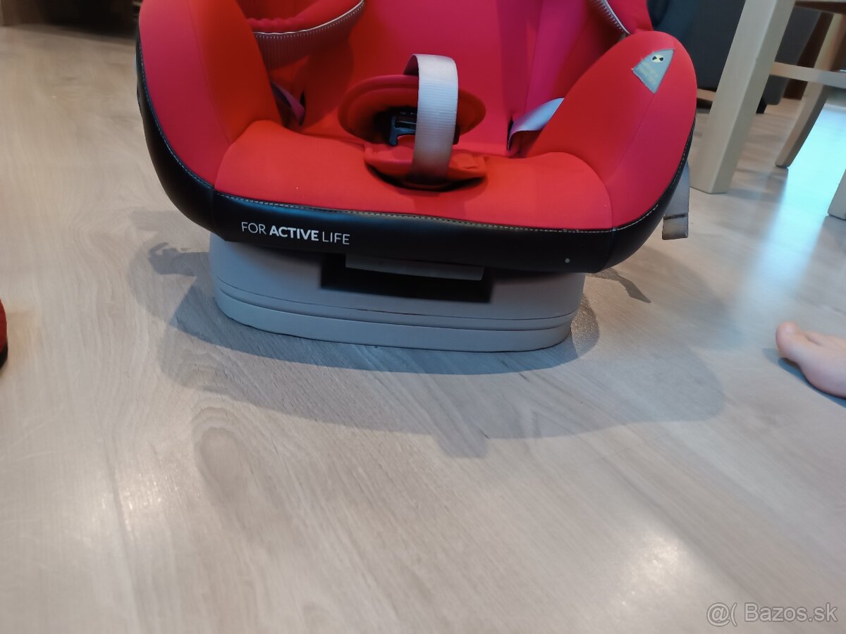 Autosedačka kappa espiro 9-36kg červená plus hnedá autosedač - 11