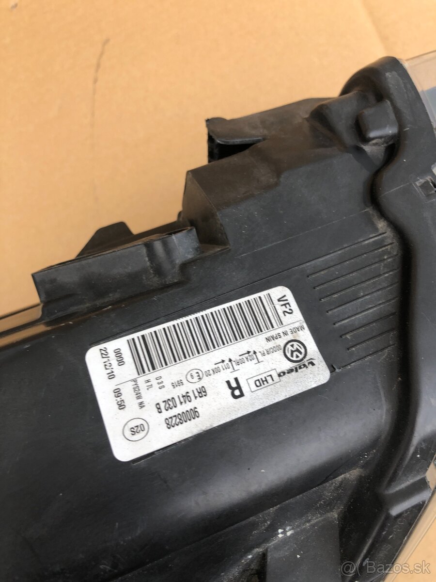 xenon vw polo LED 6R0 09-14 pravy svetlo prave - 11