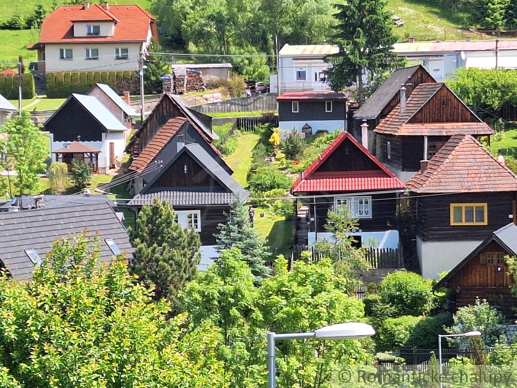 Romantická drevenica s garážou, upraveným pozemkom a teras - 11