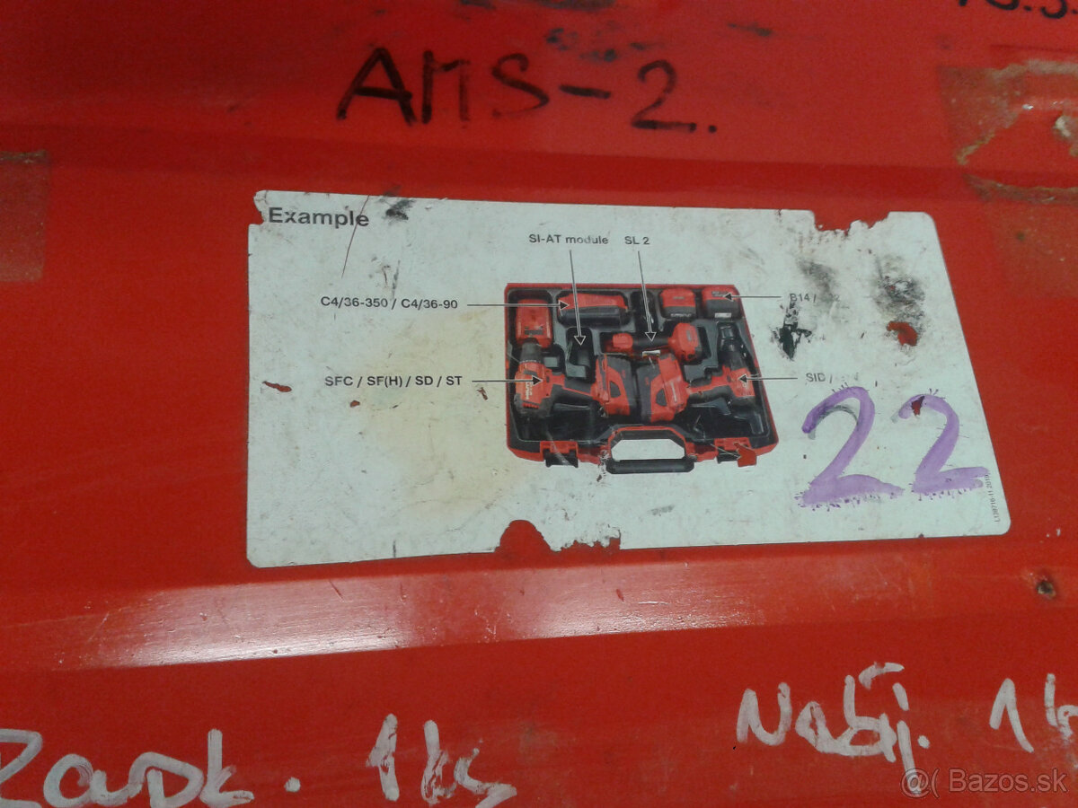 HILTI kufre rôzne druhy - 11