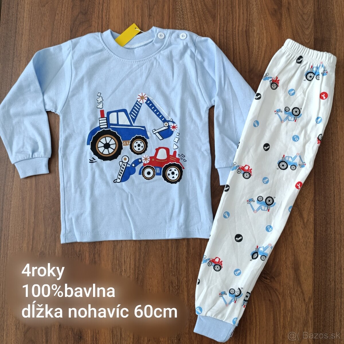 Dvojdielne pyžamo motív traktor - 11