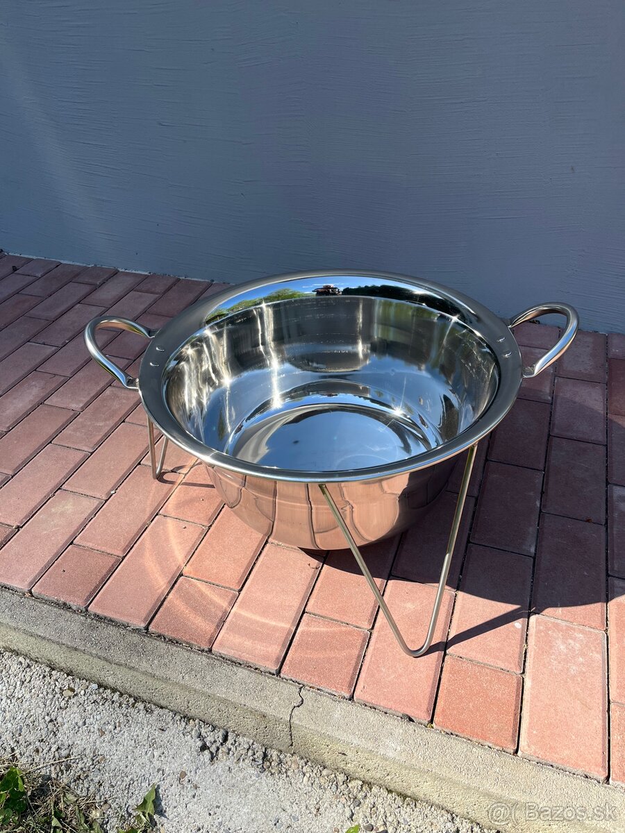 Nerezová kotlina + 30 litr. kotlík - 11