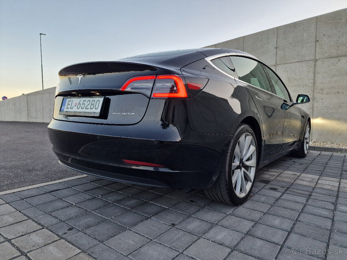 Tesla Model 3 - LR 11/2019, 164k KM,484HP, Ťažné, DPH - 11