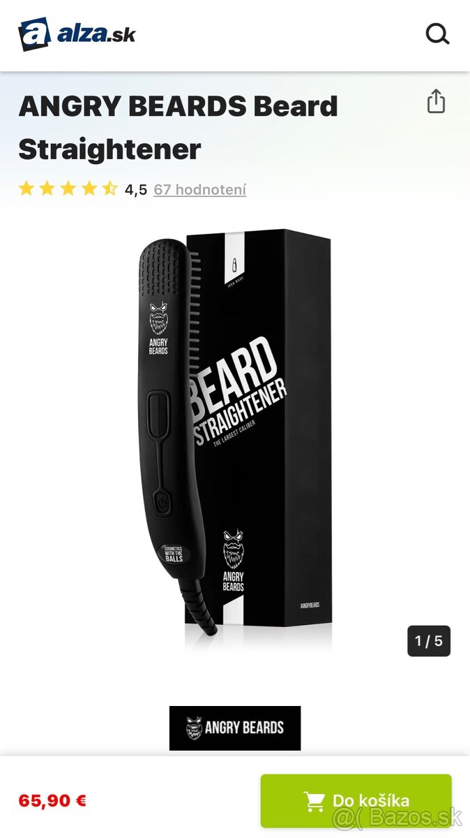 Žehlička na bradu Beard Straightener - 11