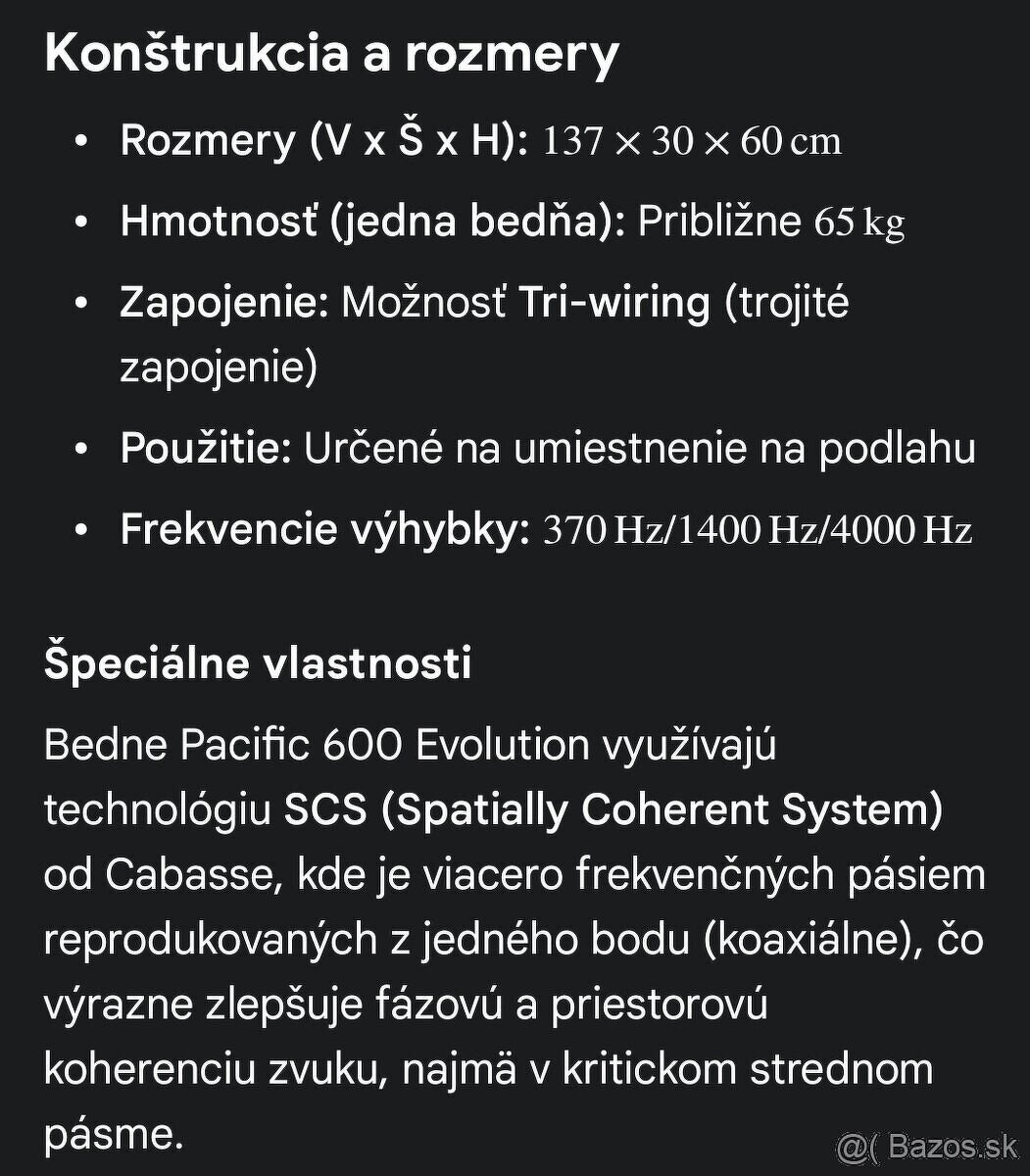 Cabasse Pacific 600 Evolution | Mahagon | TOP STAV - 11