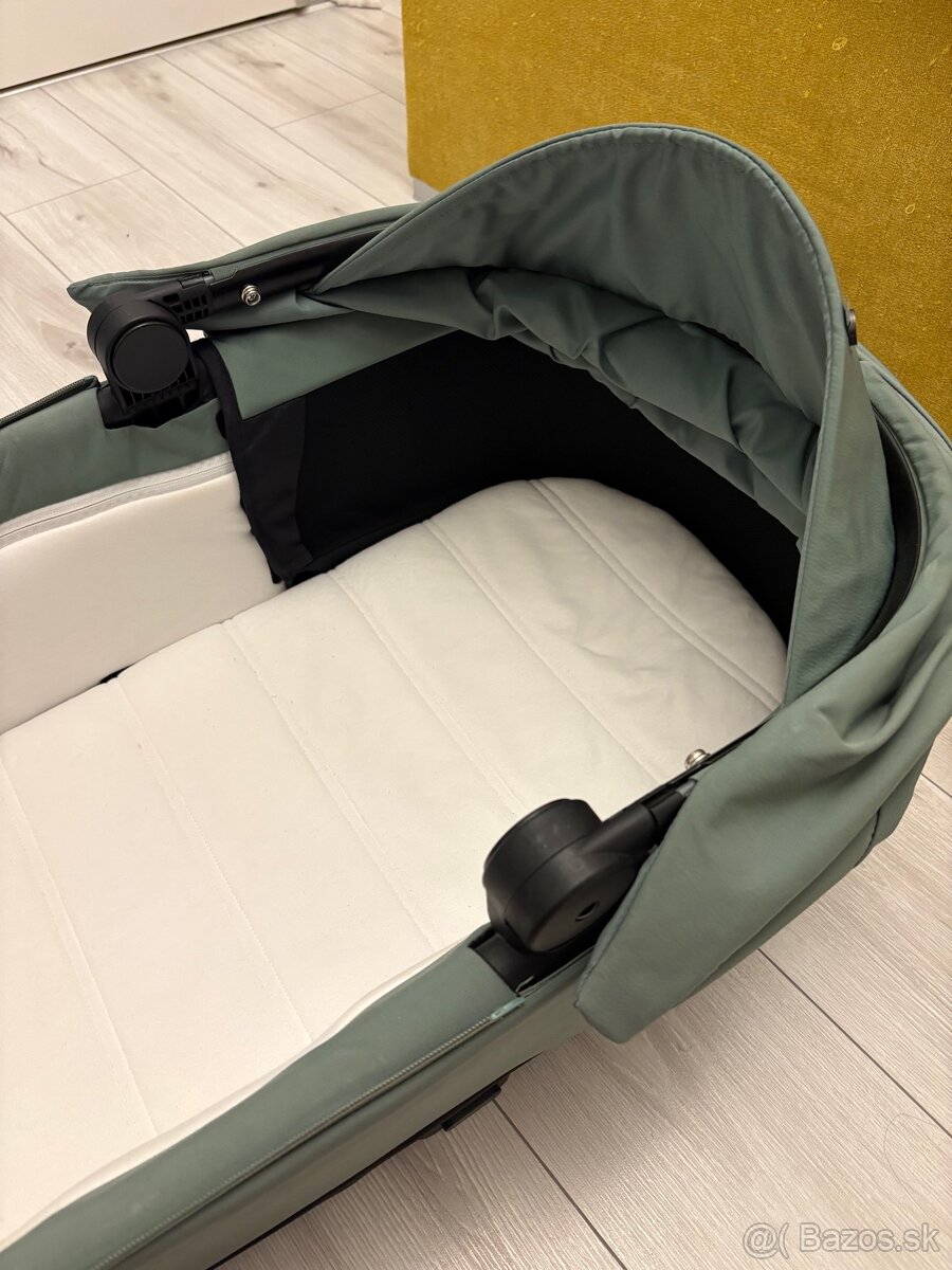 Cybex priam 4.0 lux carry cot vanička leaf green - 11