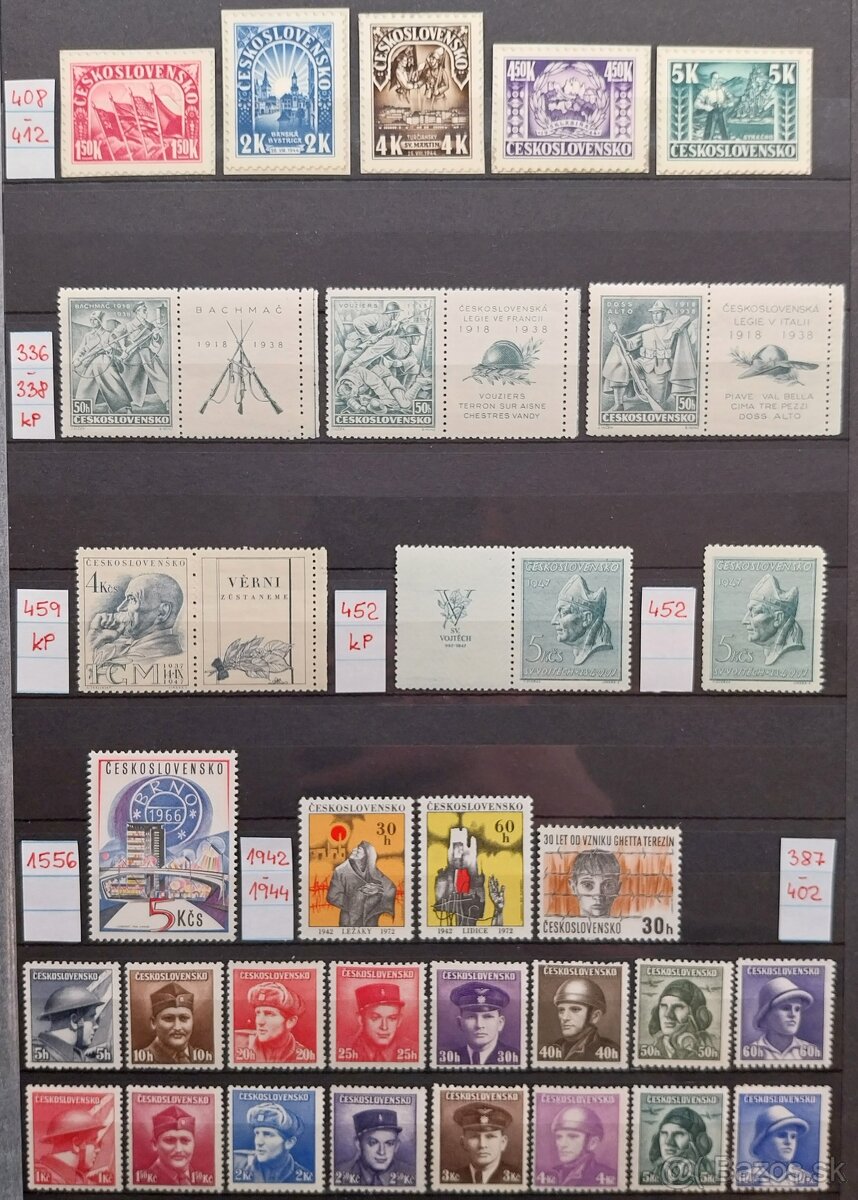 Známky ČESKOSLOVENSKO – 2 - 11