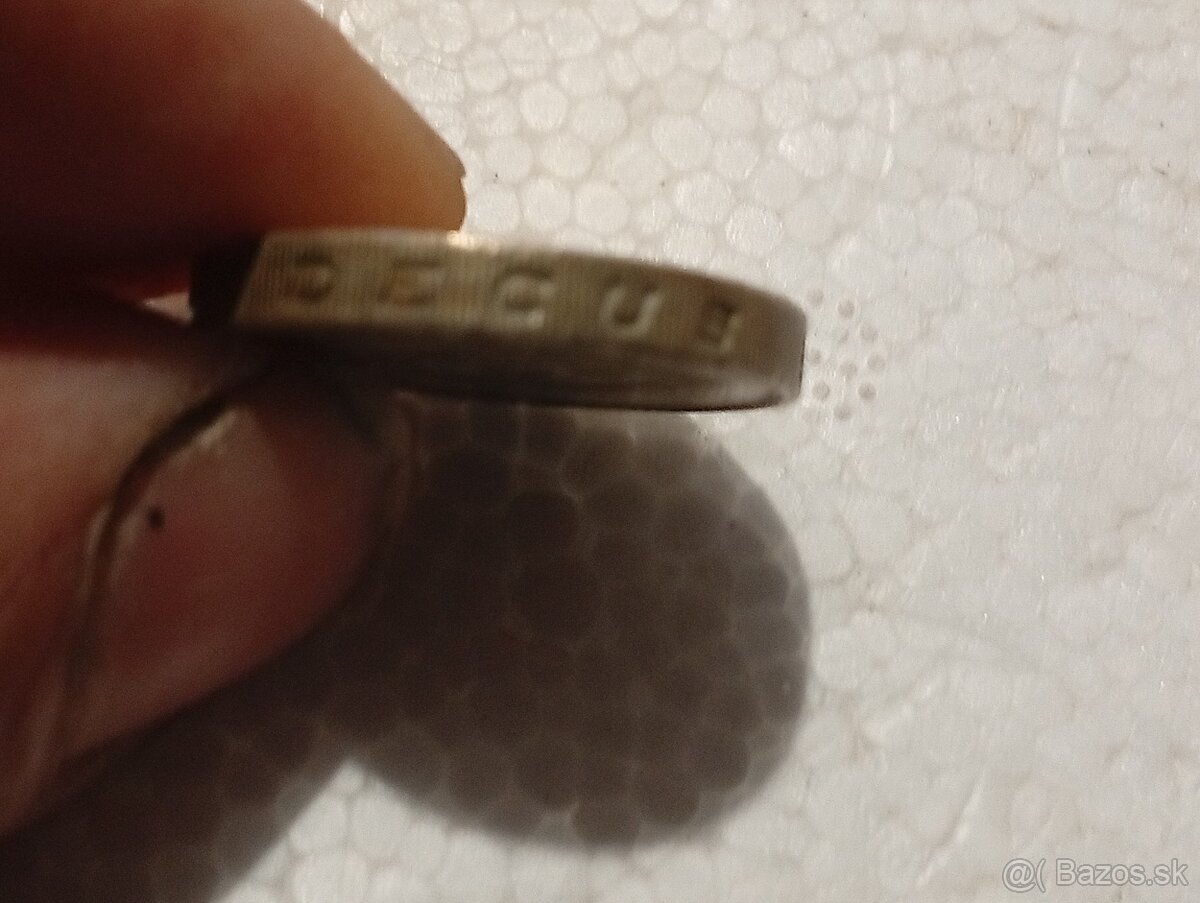 Predám veľmi vzácnu mincu One Pound 1996 error - 11