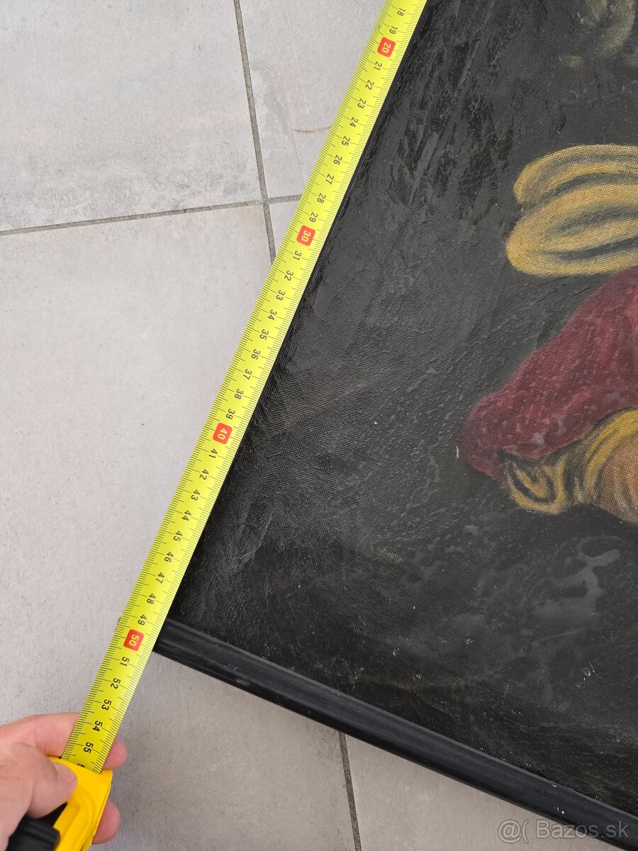 Starožitný obraz maľba na plátne - 11