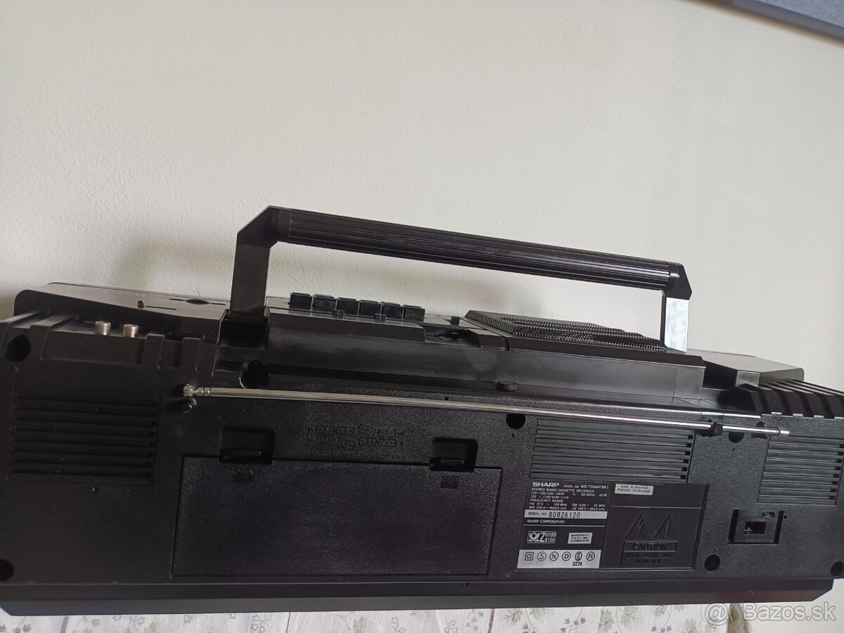 Sharp WQ 354 radiomagnetofon retro kazeťák - 11