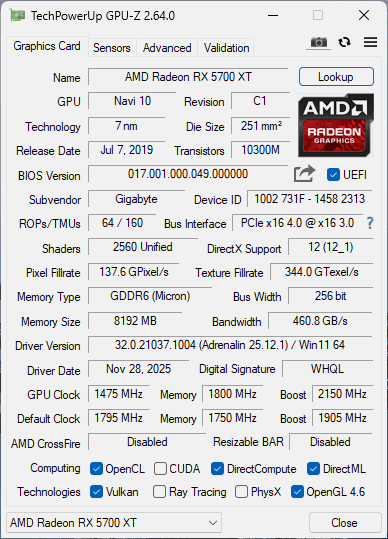Ryzen 5 3600/ RX 5700XT/ 16GB RAM/ 750GB SSD/ Wi-Fi/ 860W - 11