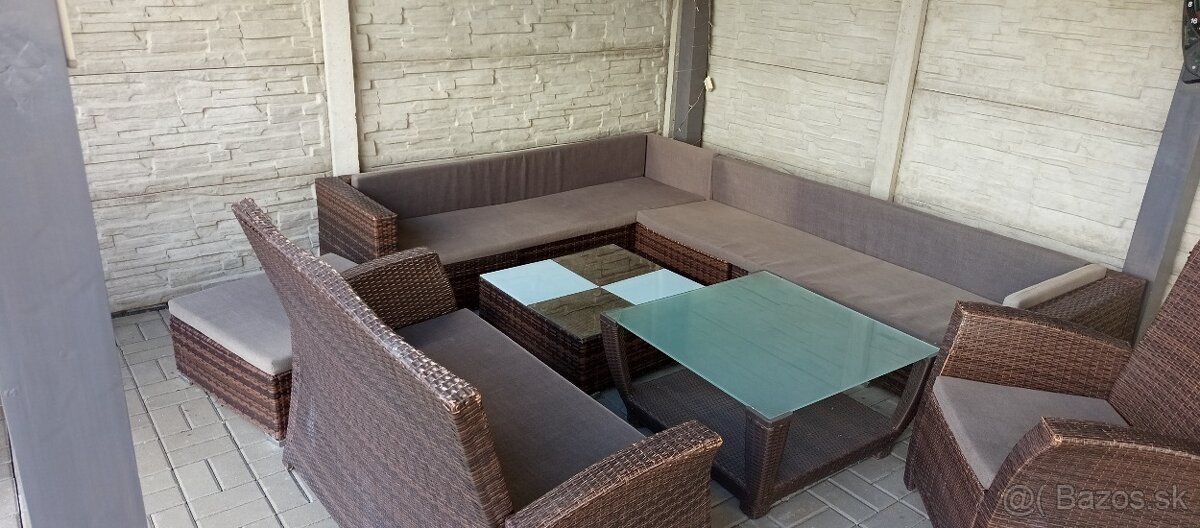 Sedenie z umelého ratanu - 11