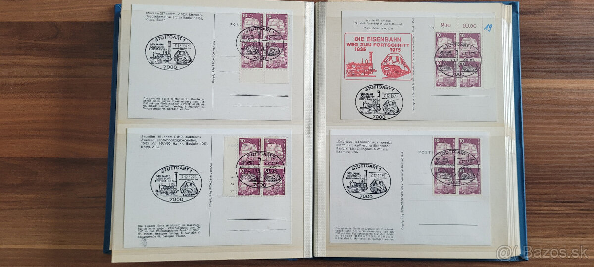 FDC prevažne Nemecko v hrubom albume B5 - 11