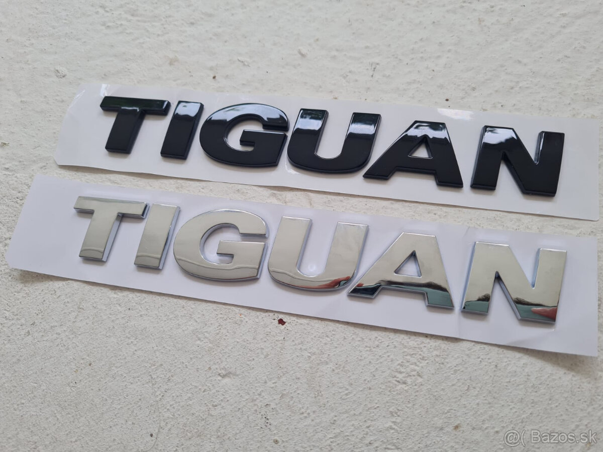 Chrómové a čierne nápisy na kufor VOLKSWAGEN - 11