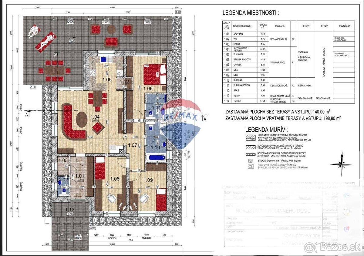 Novostavba 4 + 1 izbový rodinný dom, 198m2, Hažín - 11