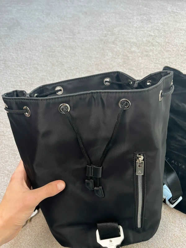 1017 Alyx 9SM Fold-Top Backpack - Black - 11