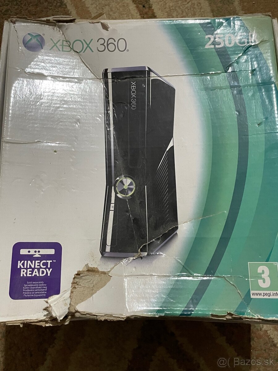 Xbox 360 + 2 ovládače + Kinect + hracia gitara - 11